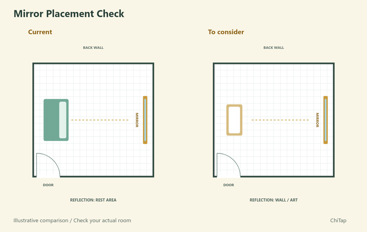 Mirror Placement Check layout comparison